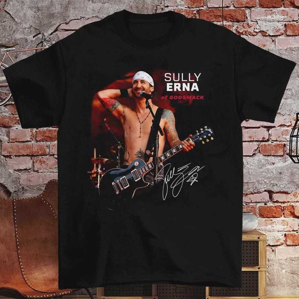 Unisex Rock Band T Shirt, Retro Sully Erna Concert Tee,